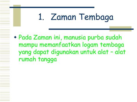 Peralatan Rumah Tangga Zaman Prasejarah