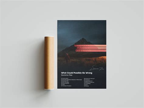 Dominic Fike 'What Could Possibly Go Wrong' Poster | Demos Poster ...