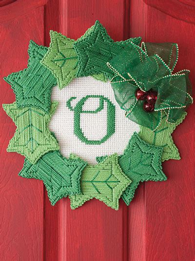 Seasonal Wreaths Plastic Canvas Pattern