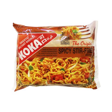 Koka Spicy Stir Fried Flavour Instant Noodles 85g Ready Meals