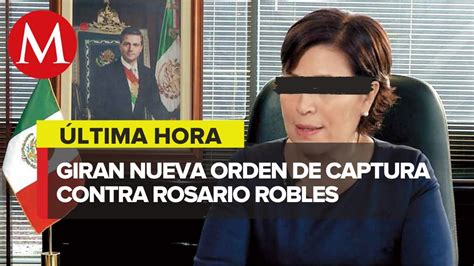 Vuelven a girar una nueva orden de aprehensión contra Rosario Robles