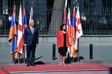 Meeting Between President Vahagn Khachaturyan And President Of Georgia