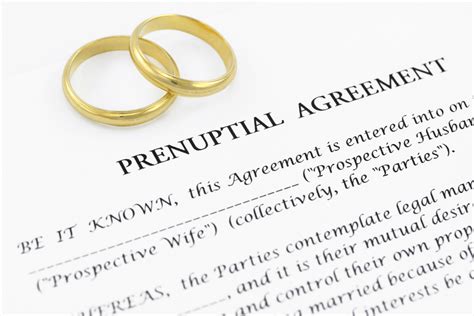 Common Prenuptial Agreement Clauses Texas Terry Roberts