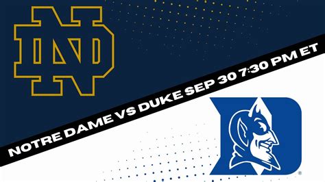 Notre Dame Fighting Irish Vs Duke Blue Devils Prediction And Picks