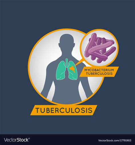 Tuberculosis Logo Icon Royalty Free Vector Image