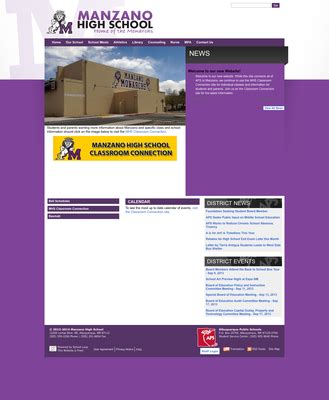 Manzano Website Launched — Albuquerque Public Schools