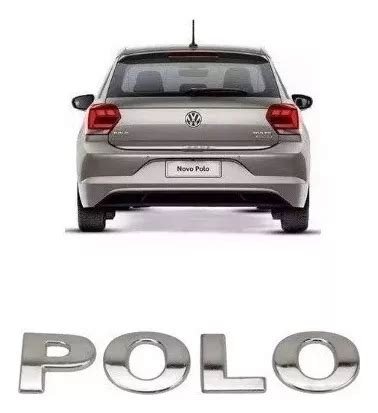 Emblema Letreiro Cromado Volkswagen Polo 2018 2019 Parcelamento Sem Juros