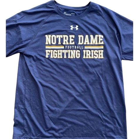 Under Armour Shirts Under Armour Notre Dame Fighting Irish Navy