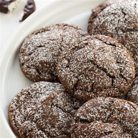 Peppermint Patty Stuffed Chocolate Cookies I Am Baker