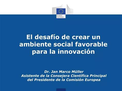 PPT El desafío de crear un ambiente social favorable para la