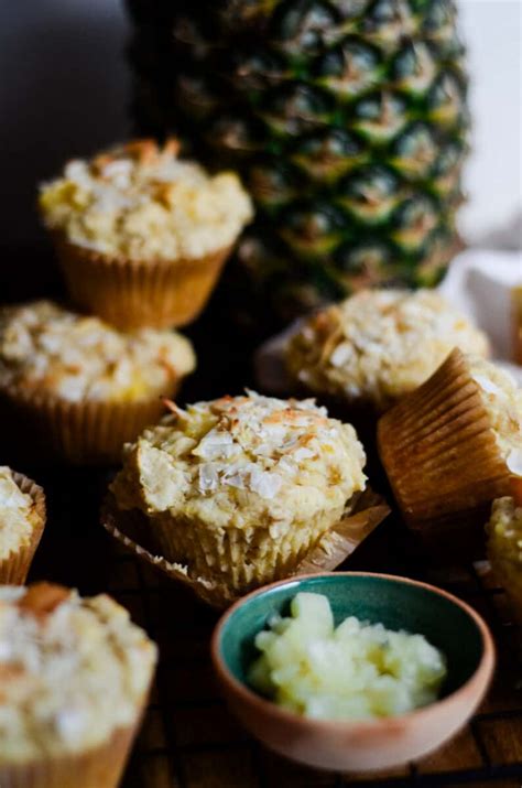 Easy Pineapple Oatmeal Muffins Beside The Mountain