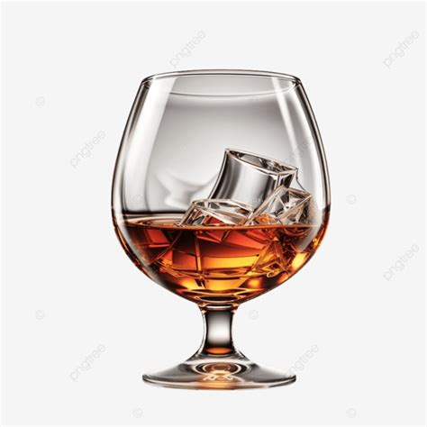 Glass Of Whiskey With Ice Cubes Glass Of Whiskey With Ice Cubes