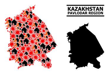 Map Pavlodar Kazakhstan Vector Images (over 160)