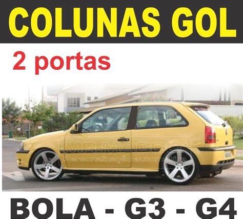 Coluna Blackout Gol Parati Bola G G Portas R Em Mercado Livre