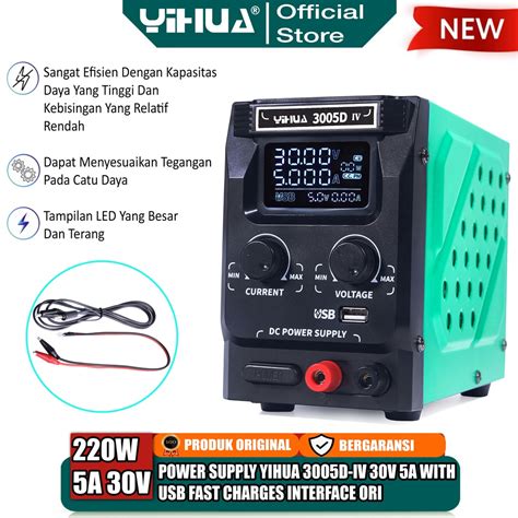 Jual Yihua 3005D IV Power Supply HP 5A 30V USB Fast Charge Penghancur