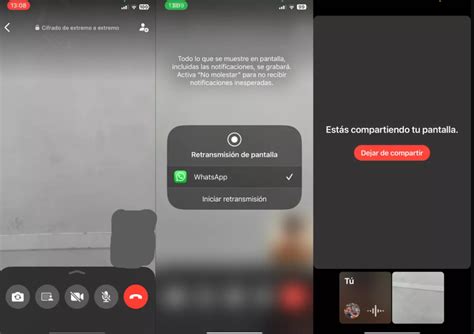 C Mo Compartir Pantalla En Una Videollamada De Whatsapp En Iphone