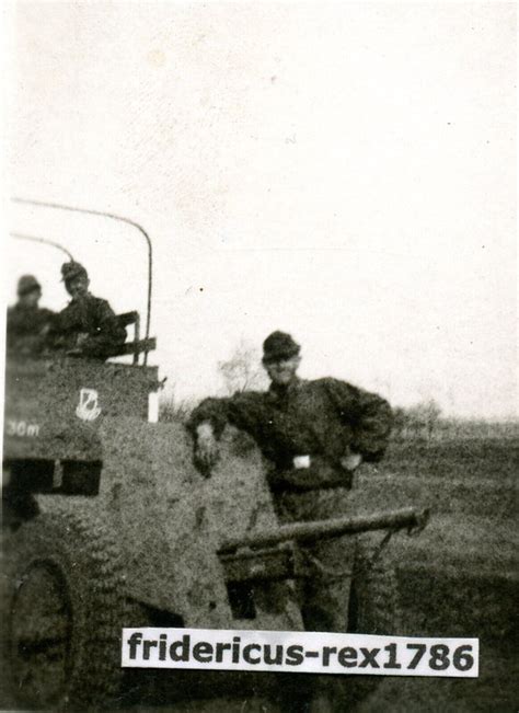 Foto Ostfront Pz J Ger Abt Der Pz Div Lkw Mit Kennung Und Cm