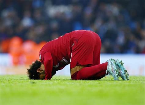 Mohamed Salah Liverpool Celebrates Scoring Goal Editorial Stock Photo ...