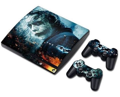 Vinilo Skin Adhesivo Pegotin Ps3 Slim Bat Dark Knight Electronics