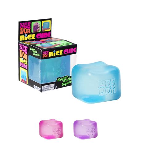 Schylling Nee Doh Cube Squish Toy Non Toxic Ages 3 Multiple Colors