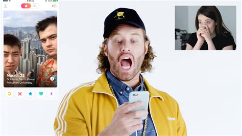 Watch T J Miller Hijacks A Stranger S Tinder Tinder Takeover Vanity Fair