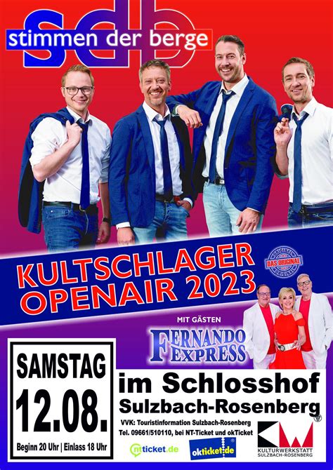 Kultschlager Sommer Openair der Stimmen der Berge Gäste Fernando Express