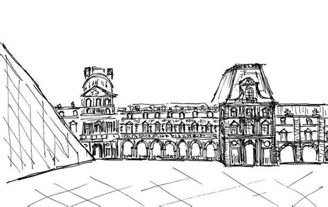 Desenho De Museu Do Louvre Para Colorir Tudodesenhos Images And