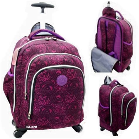 Mochila Escolar 4 Rodas 360 Graus Giratoria Notebook Tm32 Submarino