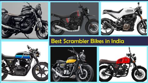 Best Scrambler Bikes In India MotorIndian