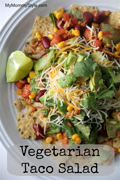 Vegetarian Taco Salad My Mommy Style