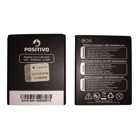 Bateria Bt S Positivo Twist S Original Entrega Imediata