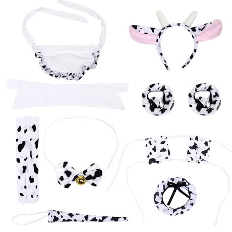 Buy Valiclud Milk Cow Costume Set Sexy Anime Cosplay Mini Bikini