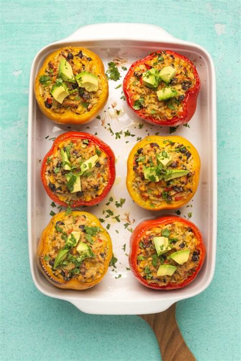 Vegan Stuffed Peppers - Loving It Vegan