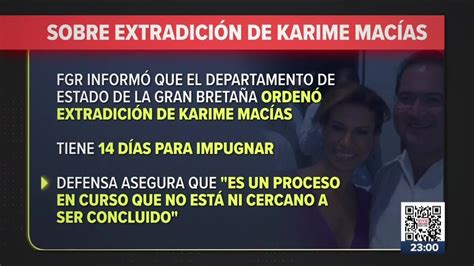 Gran Breta A Ordena Extradici N De Karime Mac As Ex Esposa De Javier