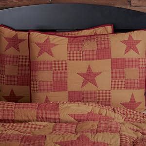 Amazon VHC Brands Ninepatch Star King Quilt 105Wx95L Country