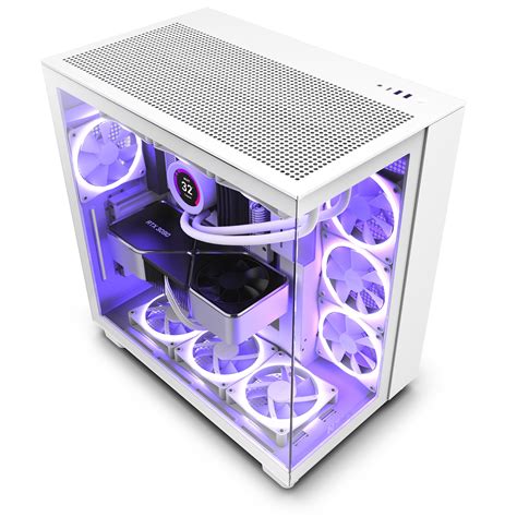 Vỏ Case Máy Tính Nzxt H9 Flow Black White Thế Giới Gear Pc