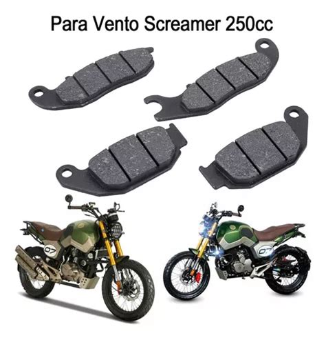 Kit De Balatas Delanteras Traseras Para Vento Screamer 250cc Cuotas