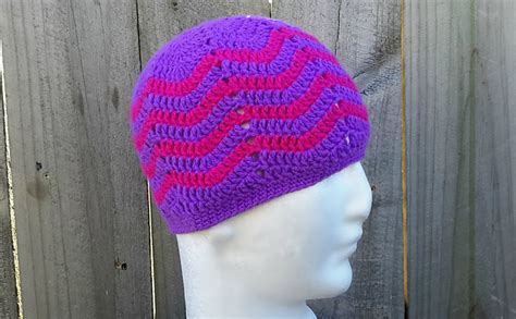 Ravelry Crochet Waves Hat Pattern By Crochet With Clare