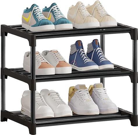 Niawecan Shoe Rack Small Shoe Rack Shoe Storage Rack Tier Shoe