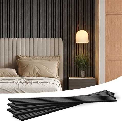 Buy SOCBAZZAR Two Wood Slat Acoustic Panels For Wall And Ceiling 3D