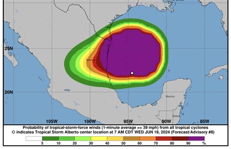 Primera Tormenta Tropical Se Form En El Golfo De M Xico