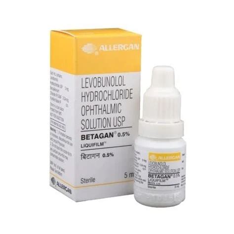 Liquid Betagan Levobunolol Ophthalmic Solution At Best Price In Delhi