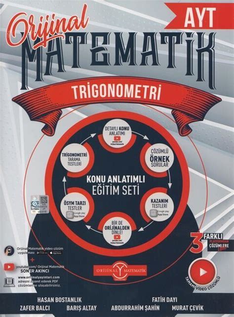 Orijinal Yay Nlar Ayt Matematik Trigonometri Kitap Ler Ler