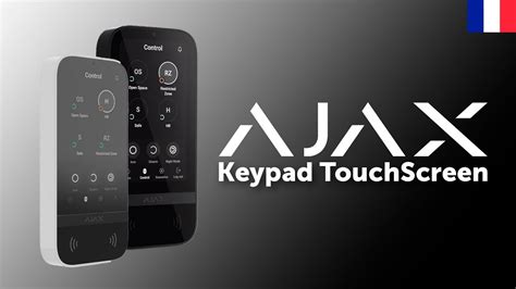 KeyPad TouchScreen dAjax Clavier sans fil à écran tactile YouTube