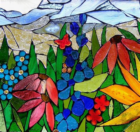 Mosaic window - detail 2 | Mosaic garden art, Glass mosaic art, Stained ...