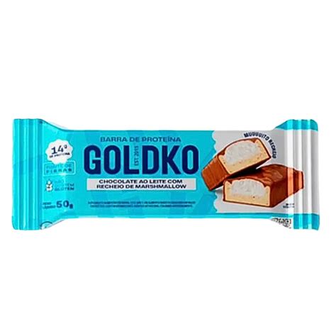 Barra De Prote Na Goldko Chocolate Ao Leite Marshmallow G