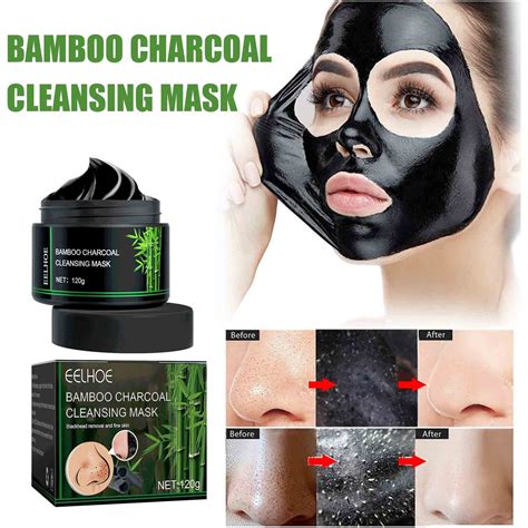 Wuxichen Bamboo Charcoal Cleansing Mask High Adsorptive Ability Bamboo