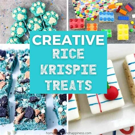 7 Creative Rice Krispie Treats Variations