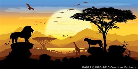 Savannah Sunset 10 | Backdrops Fantastic Australia