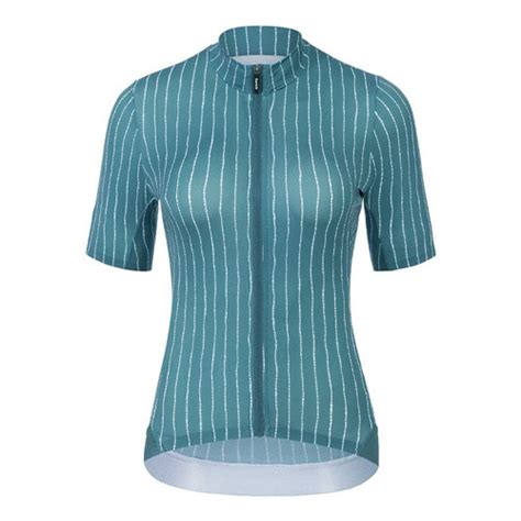 Santic Striped Women S Jersey Blue Happy Owl Cycle